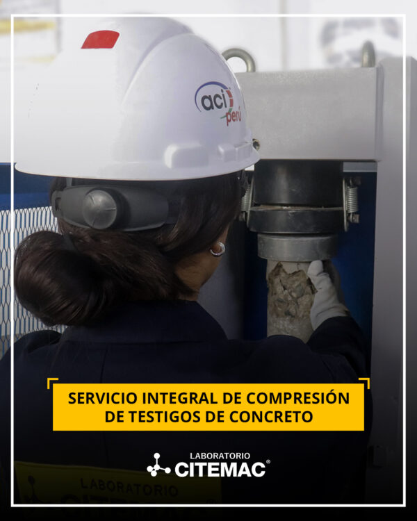 Servicio Integral de Compresión de Testigos de Concreto